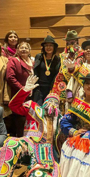 Reconocimiento por la Federación Departamental del Folklore de La Paz